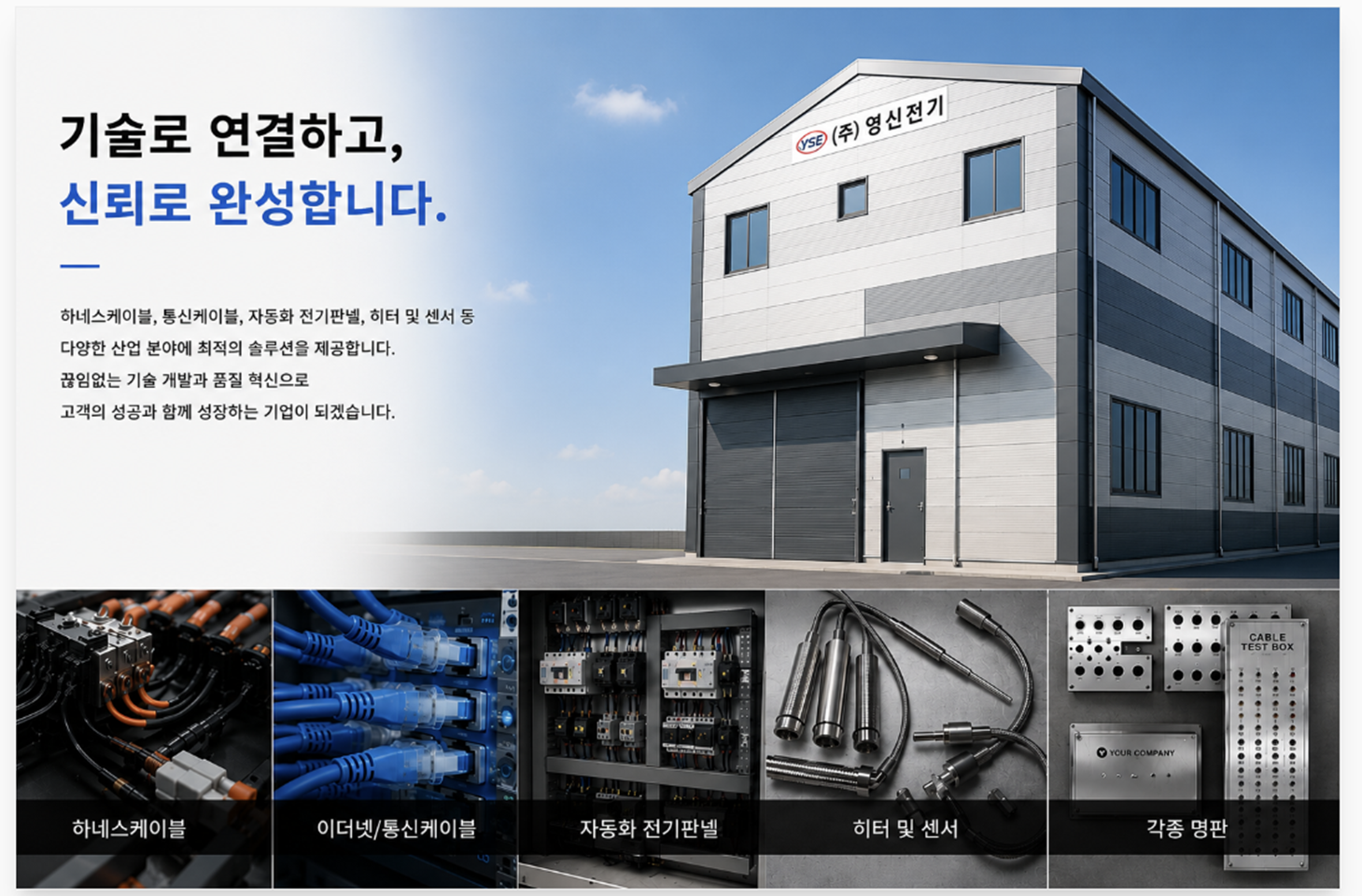 회사소개 인사말 시안